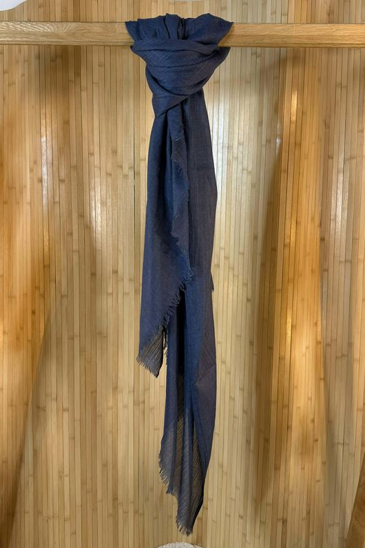 Classic Portobello Scarf Dark Denim /20=